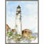 «Plein Air Lighthouse Study I» par Ethan Harper, reproduction d'art sur cadre flottant