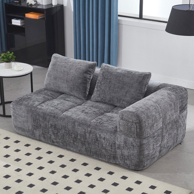 Canapé en chenille United We Win, Gris