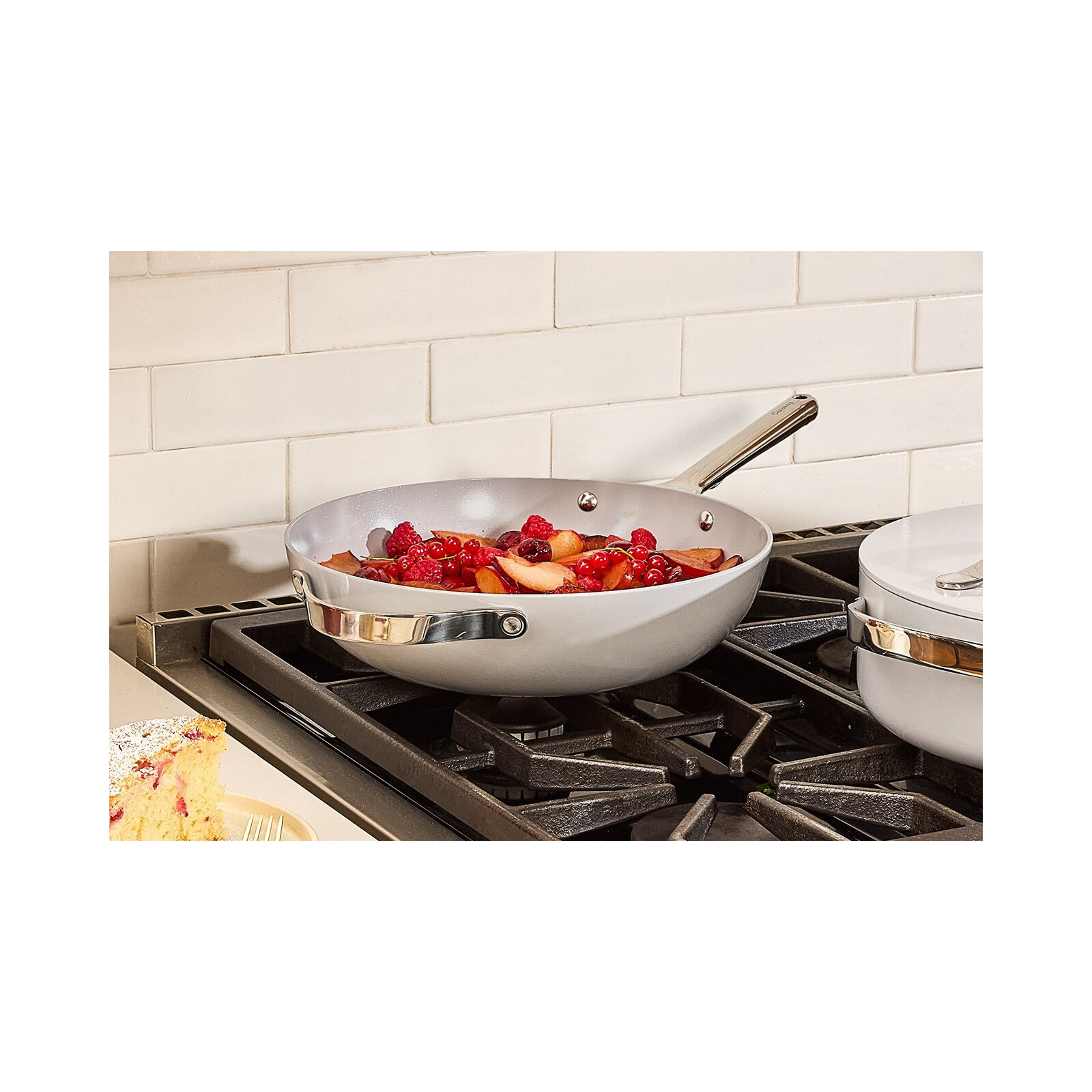 Caraway Nonstick Ceramic Fry Pan, 12", Gray