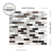 Peel and Stick Gel Backsplash Tile Murano 10'' x 9'' (Set of 4)