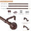 Tringle à rideaux simple ajustable Derra-1592751521-1592751524