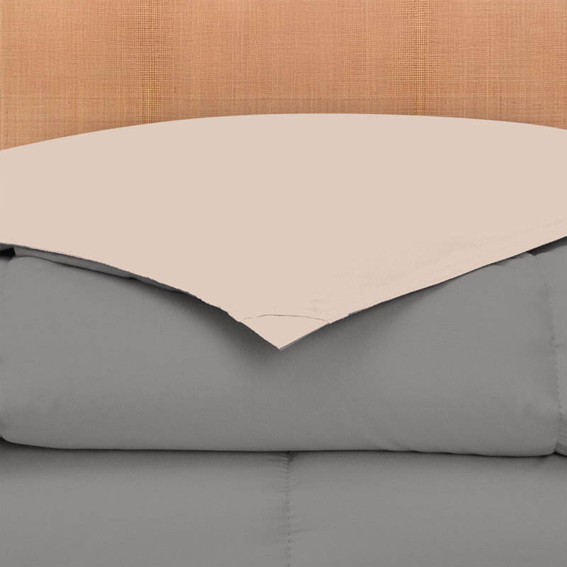 Modern Threads Sanctuary by PCT Down Alternative Microfiber Quilted Reversible Comforter & Duvet Insert - Soft, Comfortable Alternative to Goose Down - Bedding for All Seasons