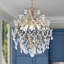 3 - Light Dimmable Crystal Chandelier