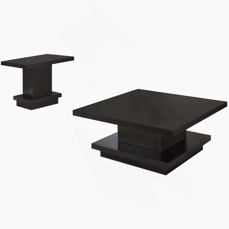 2-Piece Table, Square Coffee And End Table