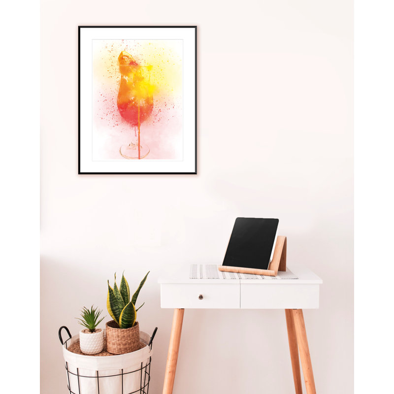 The Beach Cocktail - Single Picture Frame Print