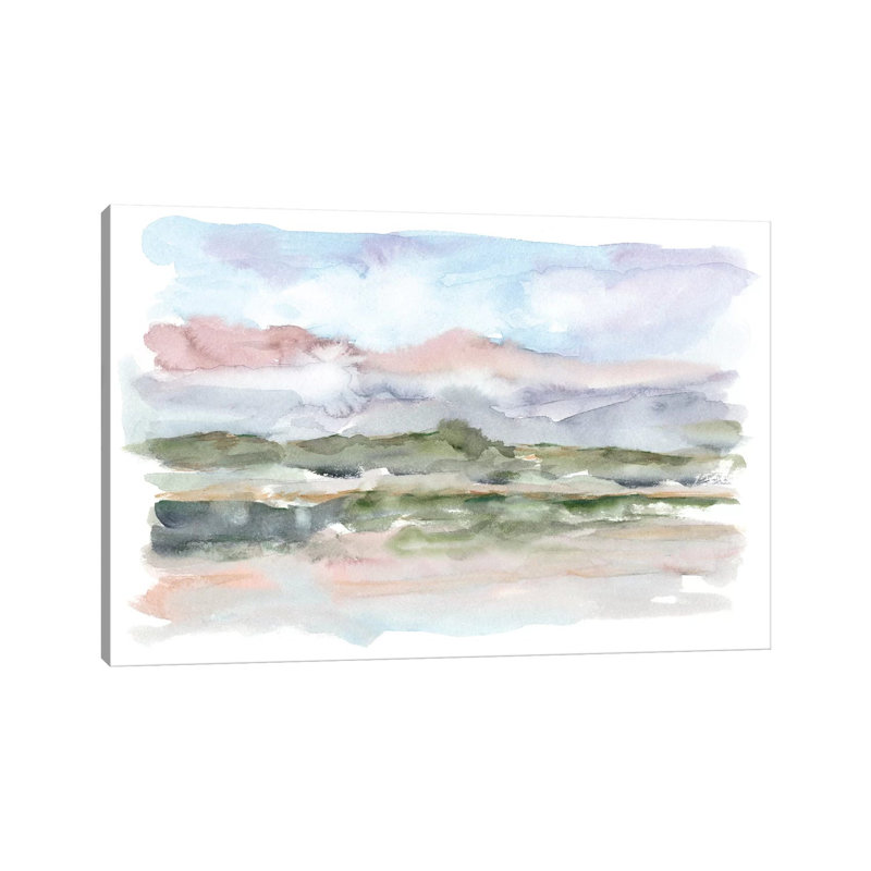 Mountain Watercolor V by Ethan Harper - Wrapped Canvas Print, 66.04 cm H x 45.72 cm W x 1.91 cm D