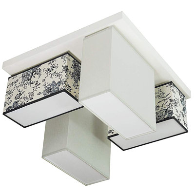 Holsworthy Fabric Semi Flush Mount