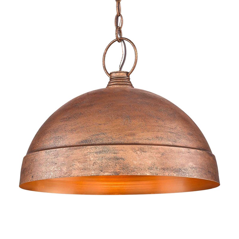 Sudhir 1 - Light Vintage Copper Shaded Pendant