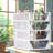 White 4-Pack Foldable Storage Box Plastic Wardrobe Storage Bin-106035935