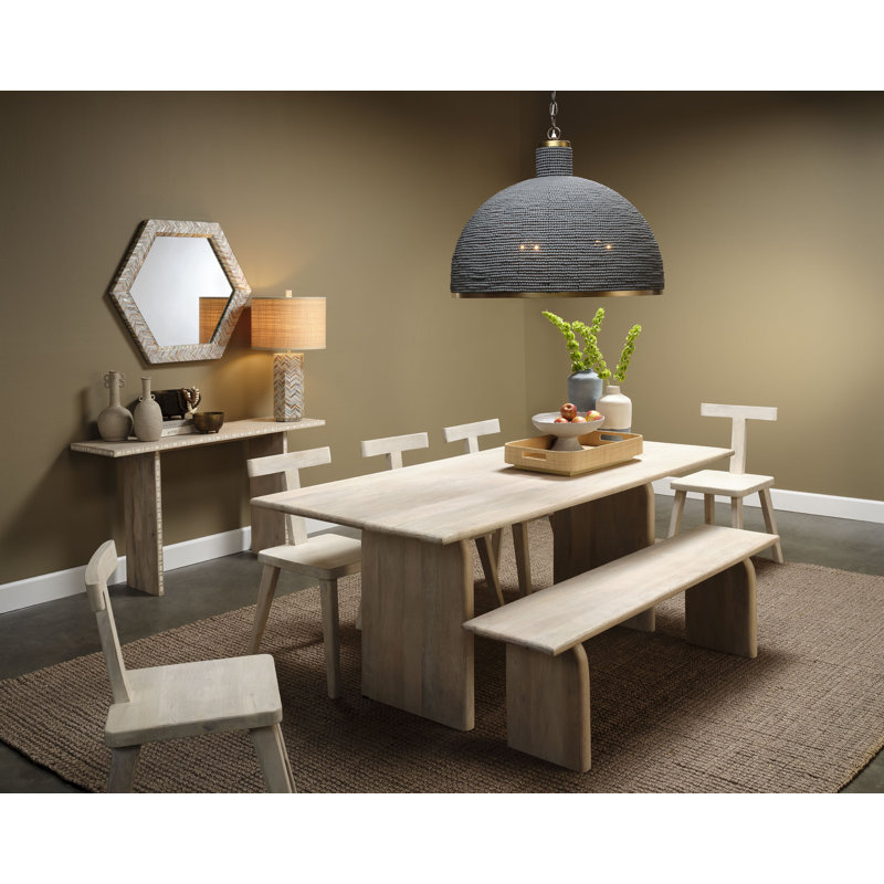 Big Sur 1-Light Beaded Chandelier, Slate Blue
