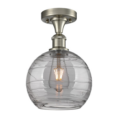Plafonnier semi-encastré 1 lumière
