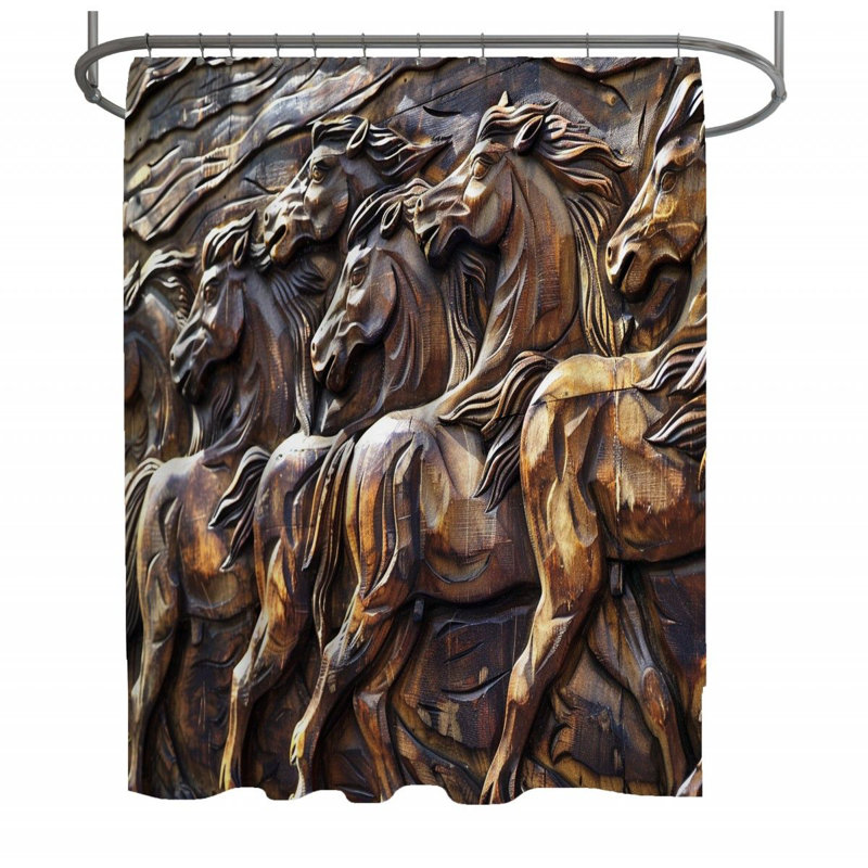 Beffrey Shower Curtain, 83"H x 70"W