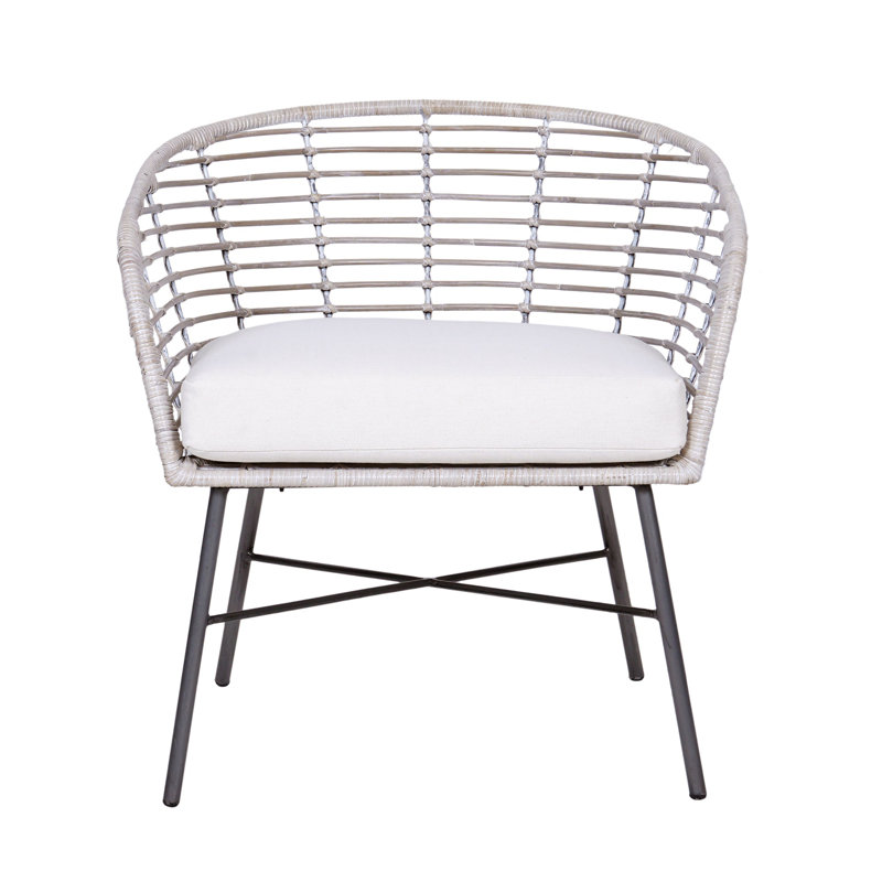 Cove Rattan Curved Occasional Chair