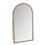 Miroir pleine longueur en arche de fer de style rétro avec support stable pour la chambre à coucher et le salon-125276528