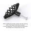 Vintage Bird Cage Cabinet Knob Black Metal Drawer Pull Handle, Decorative Spiral Design, Durable Finish, Includes Mounting Screws 1 Pack-131200620