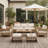 7 Pieces Outdoor Patio Conversation Set-1299540882