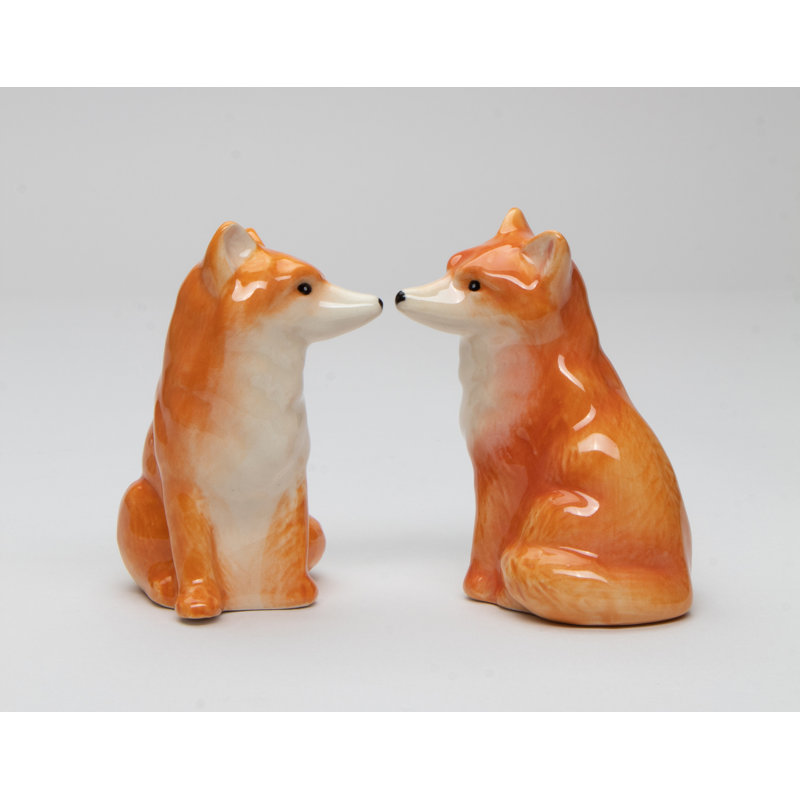Fox Salt And Pepper Shaker Set