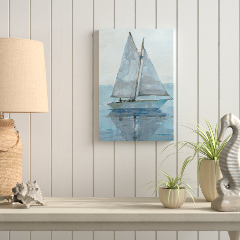 «At Peace in the Ocean» par Mccrea, reproduction d'art sur toile, H 45 po x l 30 po x P 1,5 po