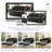 Convertible Queen Size Sleeper Sofa Bed, 70.9" Wide Modern Couch With 2 Pillows And Charging Port For Guest Room, Living Room, RVs-1411653585