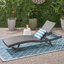 Chaise longue en osier Kauai Pe-644496698