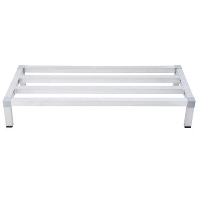 Tablette basse pour plancher utilisée pour le rangement dans les cuisines, les restaurants, les épiceries et les épiceries