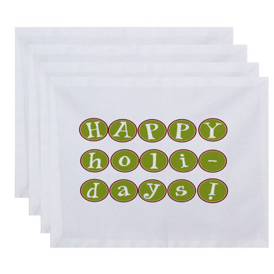 Polyester Abstract Rectangle Placemat