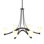 Oval Ribbon 6 - Light Shaded Classic/Traditional Chandelier