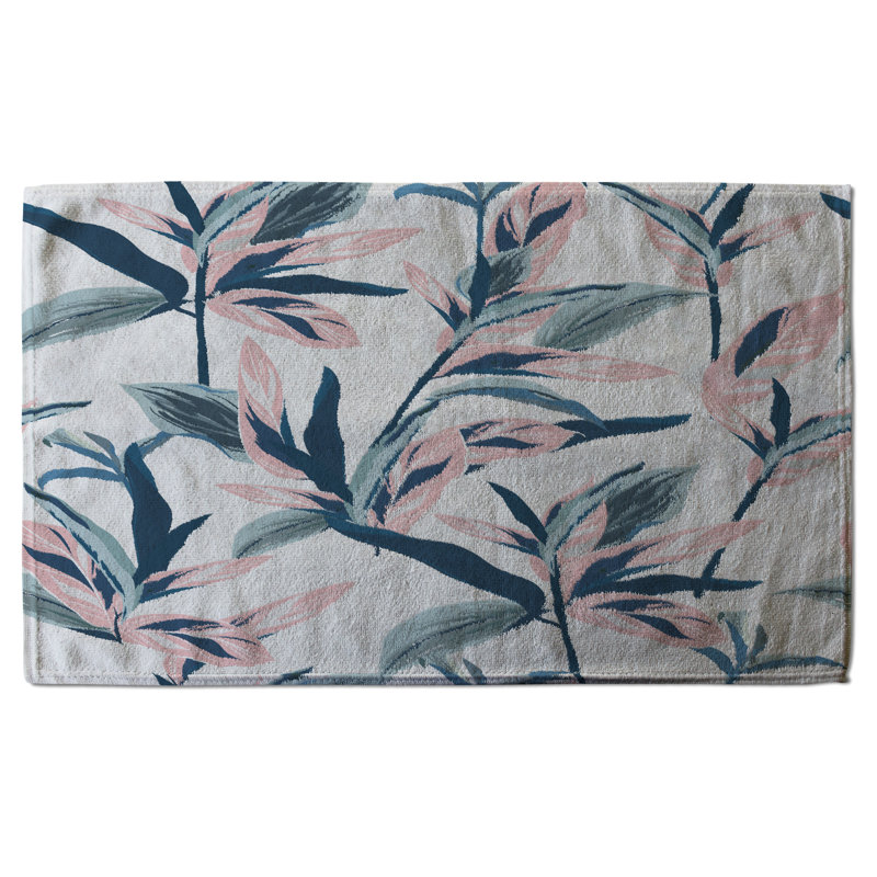 Cotton Floral Waffle Kitchen Towel