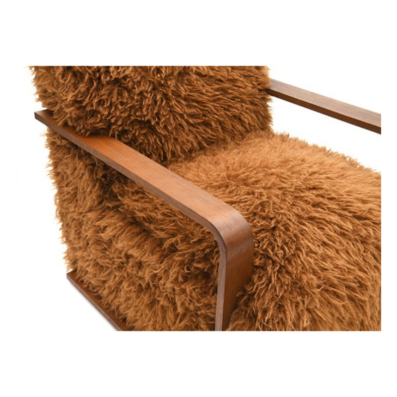 Fauteuil d'appoint Pearce, Brun chameau