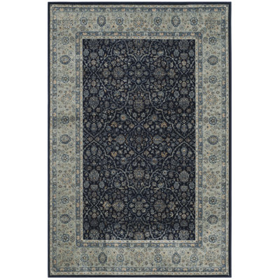 Tapis oriental persan en viscose rétro
