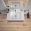 Duravit Happy D.2 Ceramic Rectangular Undermount Bathroom Sink with Overflow