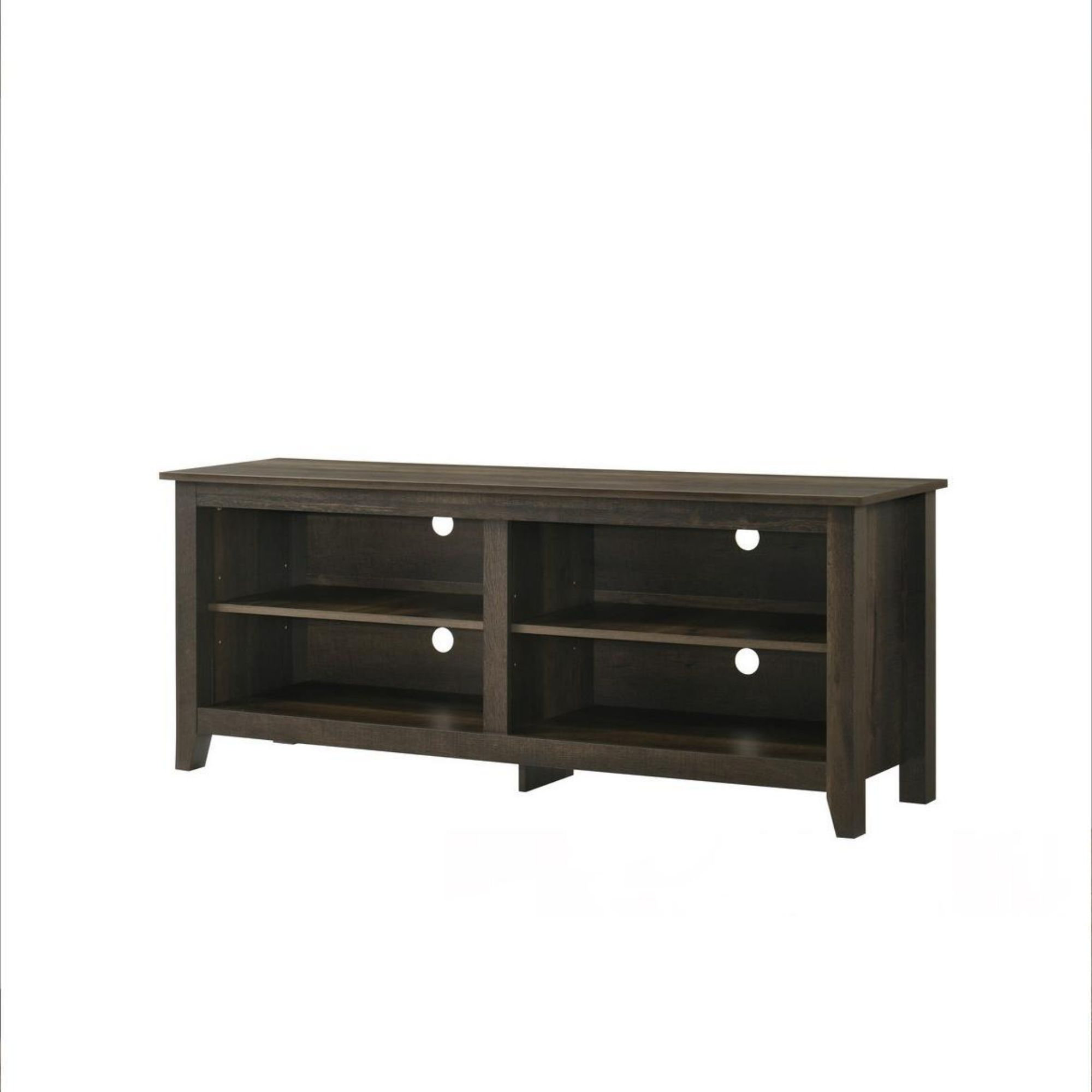Winston Porter TV Stand with Open Shelves and Cable Management | Wayfair