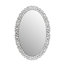 Bencouse 120cm Console Table and Oval Mirror Set Modern Glam Stylish