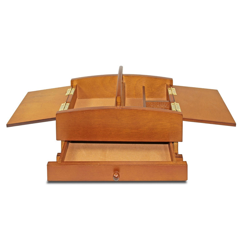 Wood Jewelery Box + Drawers