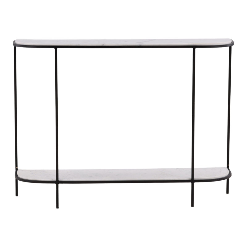Brian 43'' Marble Top Console Table