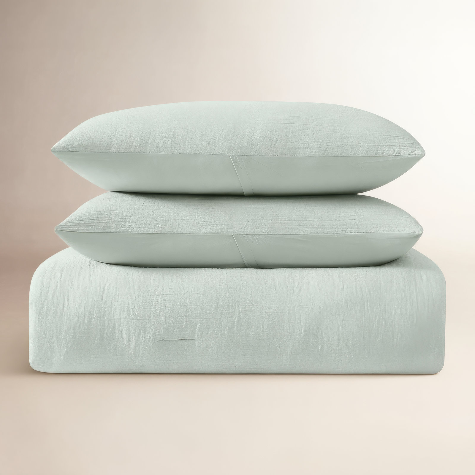 Reta Comforter Set, Gray, King Comforter + 2 King Shams
