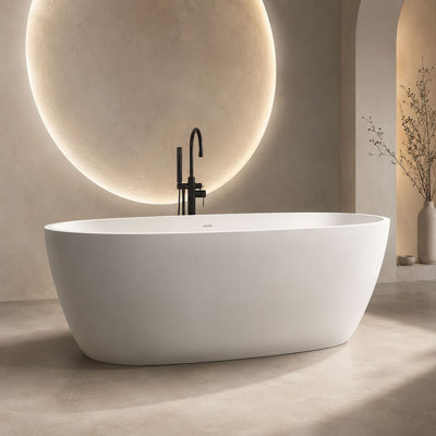 Baignoire de trempage autoportante 60 "x 32" Lunar 