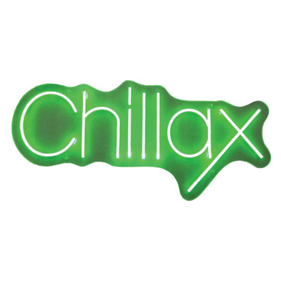 Chillax Neon Sign - 13" x 28"