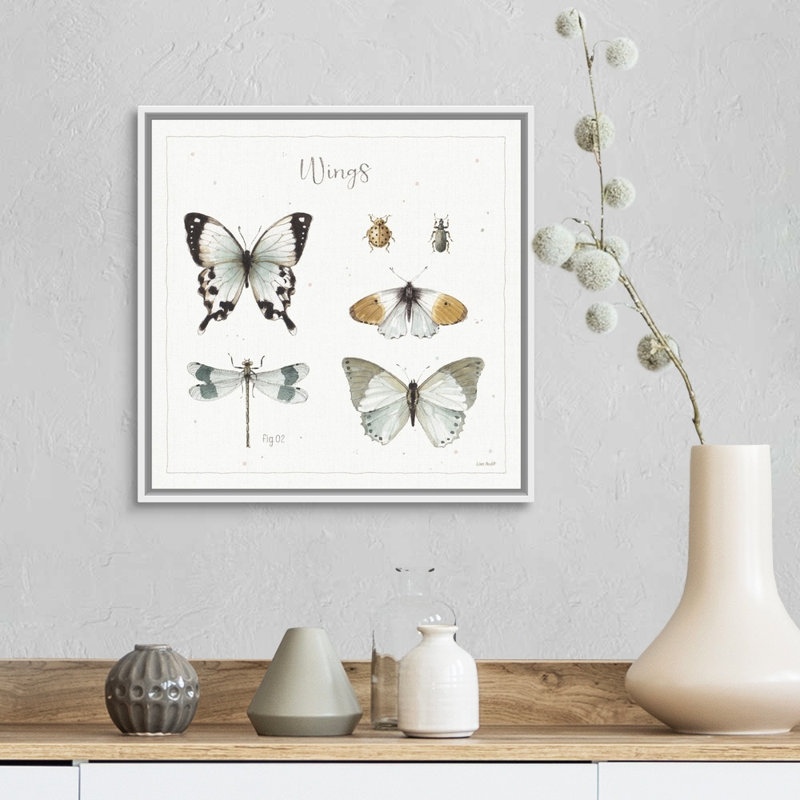 Reproduction d'art sur toile, H 18 po x l 18 po x p 2 po, Toile blanche encadrée