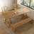 Modern simple pure solid wood dining table-106973300