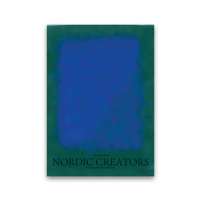 Colour Block 3 - Print, No Framed, 42cm H x 29.7cm W x 1cm D