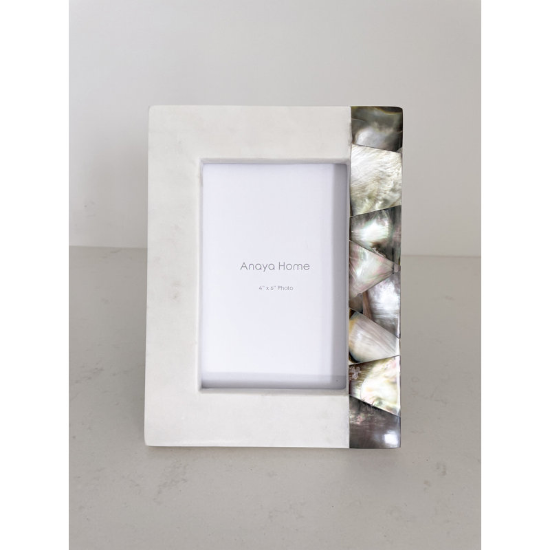 Cadre photo en marbre, 4 po x 6 po