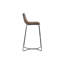 Anaysia Upholstered Counter Stool with Metal Frame