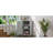 Stylish Grey Bathroom Cabinet - Triangle Corner Adjustable Shelf For A Practical Neat Utility