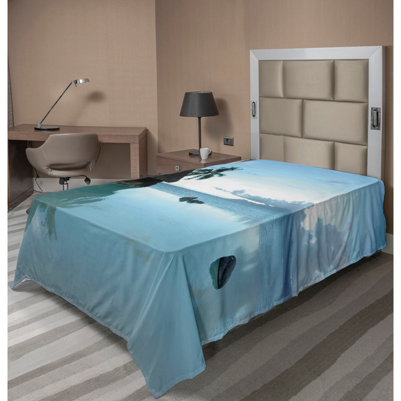 Drap plat Ambesonne, Drap plat pour lit simple