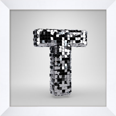 Disco Letter T Print by Mat Sanders