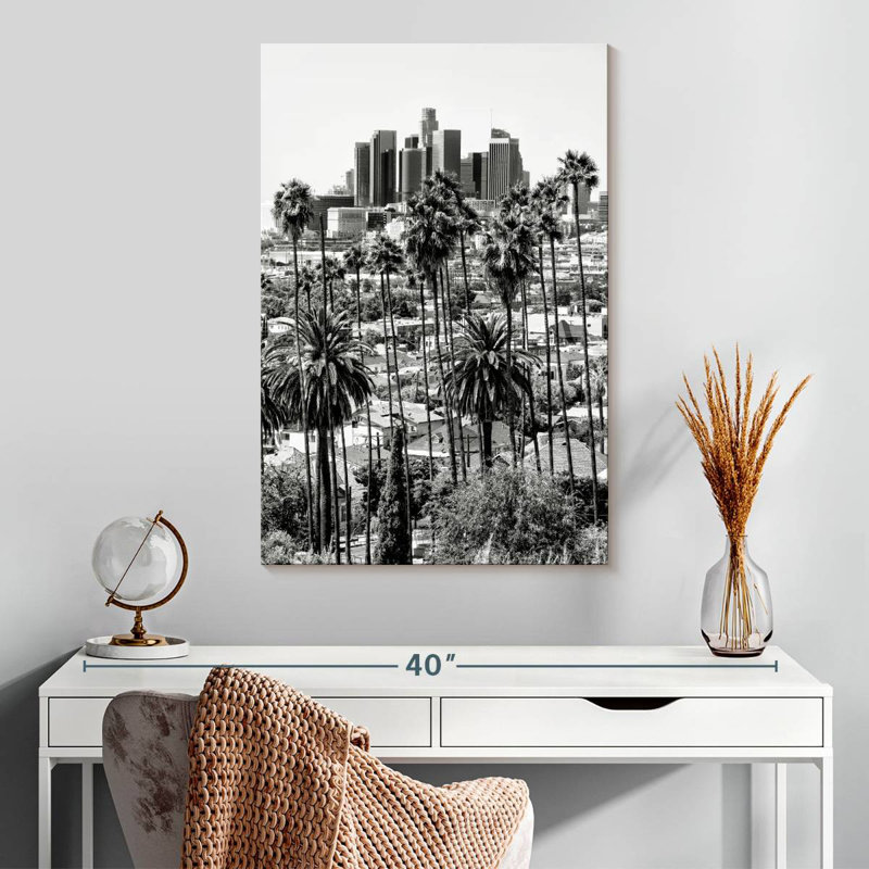 Noir Sirecc, Californie, LA, H 30 po x l 20 po