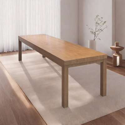 Modern simple solid wood dining table