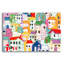 «Vibrant Village» par Linda Woods, art mural en verre acrylique-477494011