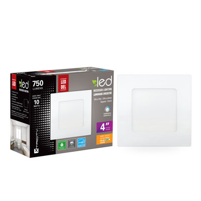 4.75" LED Slim Profile Recessed Lighting Kit
